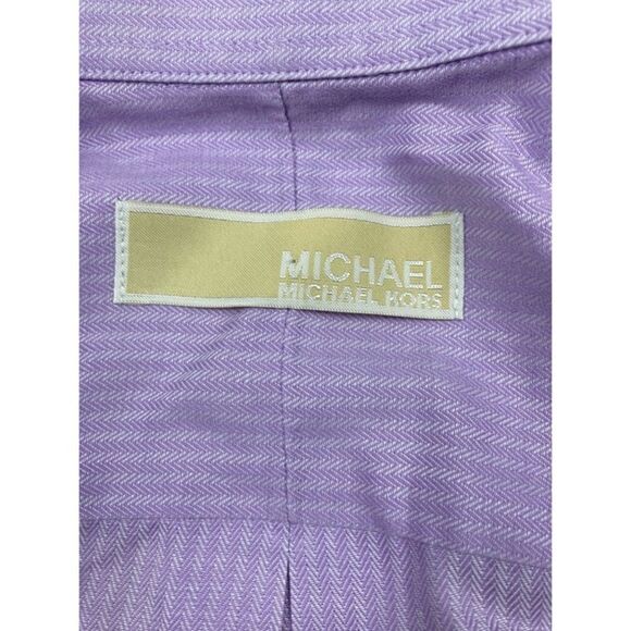 Michael kors purple button up dress shirt - Picture 5 of 5